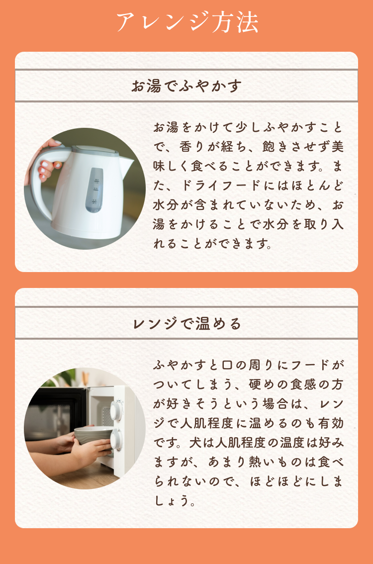 アレンジ方法