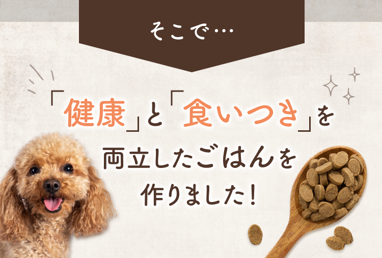 健康と食いつきを両立したごはんを作りました！