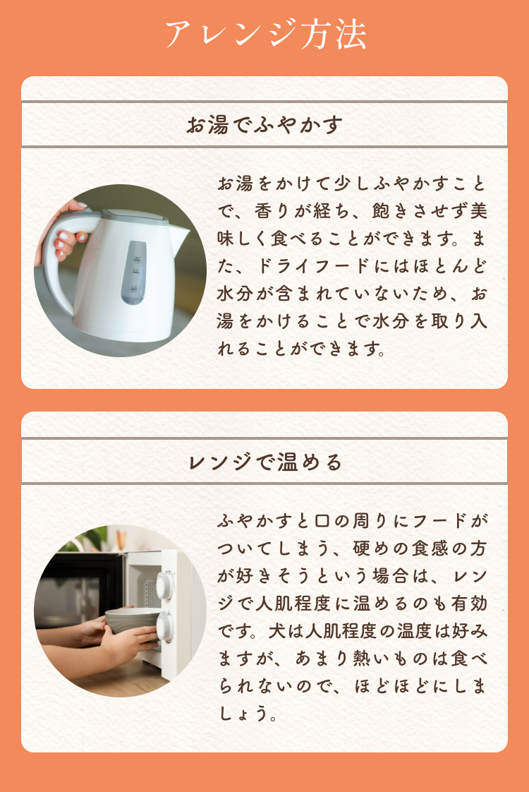 アレンジ方法