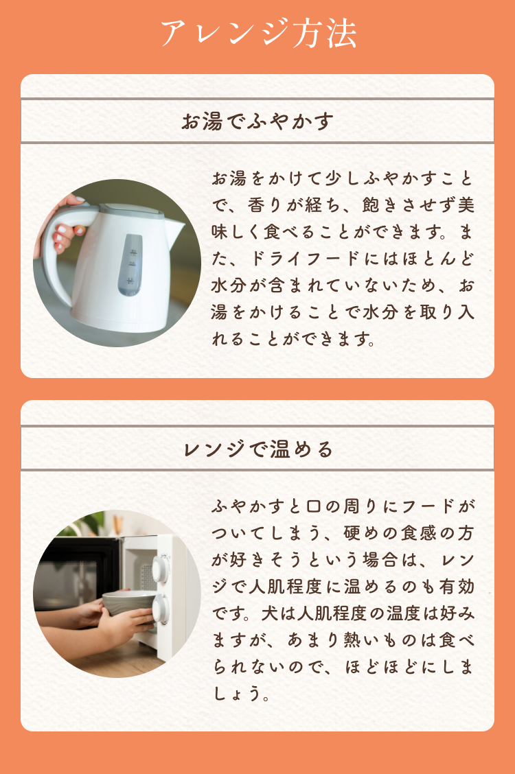 アレンジ方法